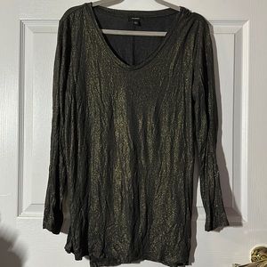 Halogen - Shimmer Tunic Tee - Size L